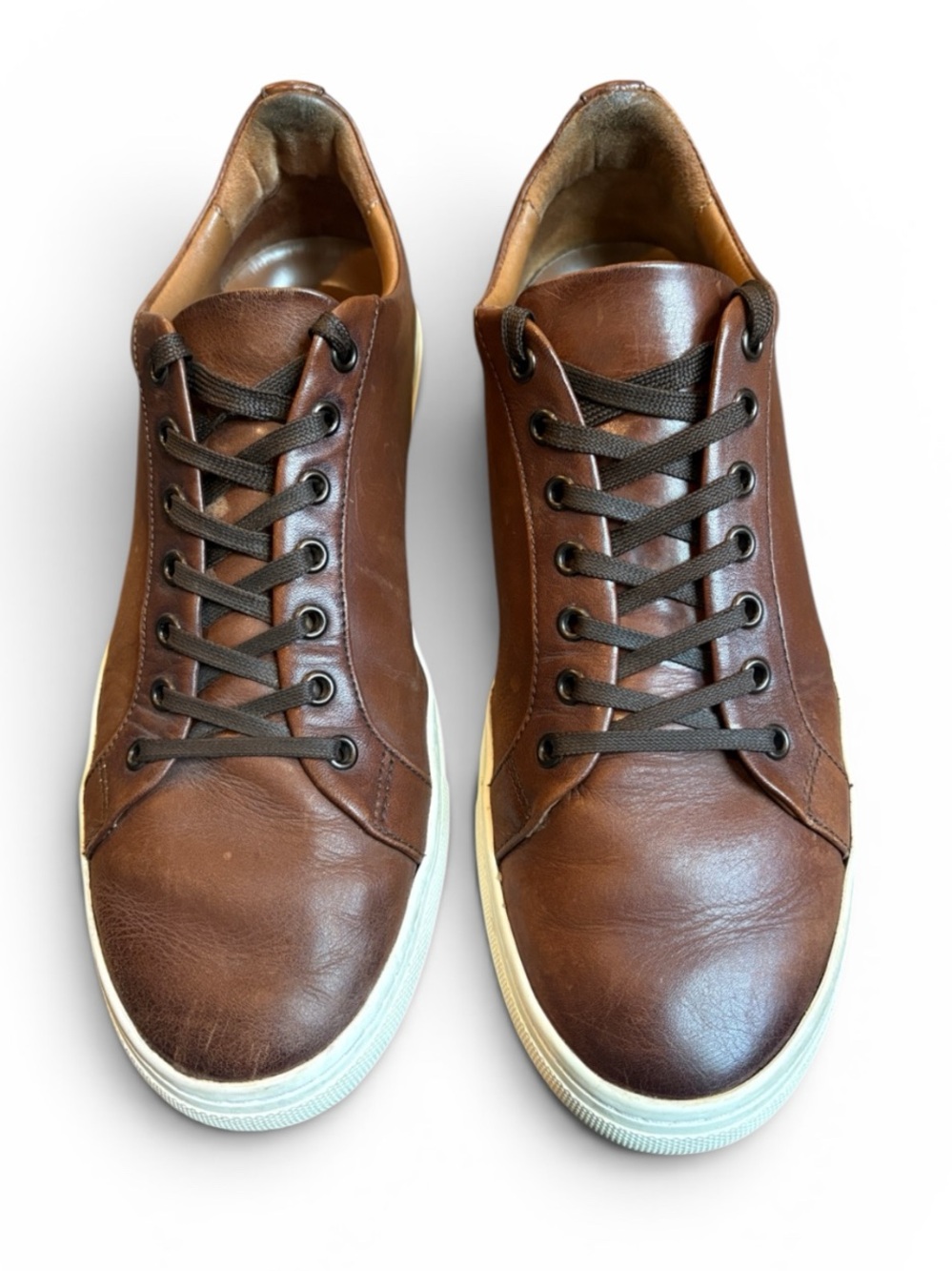 Thursday Boot Co. Premier Low Top Sneakers Men’s 10 Coffee Leather Casual READ
